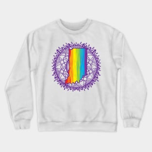 Indiana Mandala Pride Crewneck Sweatshirt